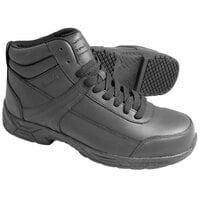 Genuine Grip 1021 Women's Size 10.5 Wide Width Black Steel Toe Non Slip Leather Boot