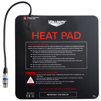 Vollrath VAC1212 Black Power Cord Delivery Bag Heating Pad - 12 inch x 12 inch