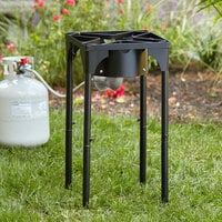Backyard Pro Square Single Burner Outdoor Patio Stove / Outdoor Range with Adjustable Height - 110,000 BTU