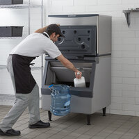 Scotsman C0330SW-1 Prodigy Plus Series 30 inch Water Cooled Small Cube Ice Machine and Ice Storage Bin - 420 lb.