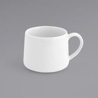Front of the House DCS058WHP23 Kiln 3 oz. Superwhite Porcelain Cup - 12/Case