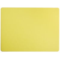 Vollrath 5200350 Color-Coded 24 inch x 18 inch x 1/2 inch Yellow Cutting Board