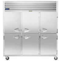 Traulsen G30000-032 76 1/4 inch G Series Half Door Reach-In Refrigerator with Left / Right / Right Hinged Doors
