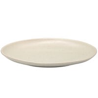 Front of the House DOS029MUP22 Kiln 11 inch Mushroom Round Porcelain Plate - 6/Case