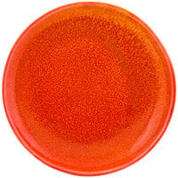 Front of the House DOS029ORP22 Kiln 11" Blood Orange Round Porcelain Plate - 6/Case
