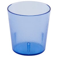 Cambro 900P401 Colorware 9.7 oz. Slate Blue Customizable SAN Plastic Tumbler - 72/Case