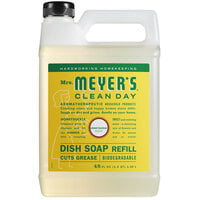 Mrs. Meyer's Clean Day 304834 48 oz. Honeysuckle Scented Dish Soap Refill - 6/Case