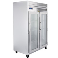 Traulsen G21012-032 52 inch G Series Glass Door Reach-In Refrigerator with Right / Right Hinged Doors