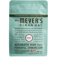 Mrs. Meyer's Clean Day 306686 20-Count Basil Dishwasher Pac - 6/Case