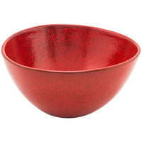 Front of the House DBO154RDP21 Kiln 42 oz. Chili Oval Tall Porcelain Bowl - 4/Case