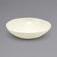 Front of the House DBO157BEP22 Kiln 48 oz. Vanilla Bean Round Porcelain Bowl - 6/Case