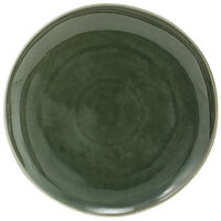Front of the House DOS029GRP22 Kiln 11" Leek Round Porcelain Plate - 6/Case