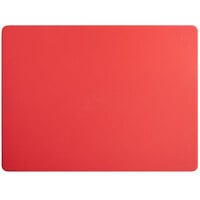 Vollrath 5200340 Color-Coded 24 inch x 18 inch x 1/2 inch Red Cutting Board