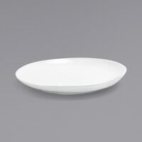 Front of the House DDP061WHP22 Kiln 10 inch Superwhite Round Porcelain Plate - 6/Case