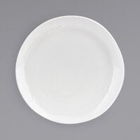 Front of the House DOS029WHP22 Kiln 11" Superwhite Round Porcelain Plate - 6/Case