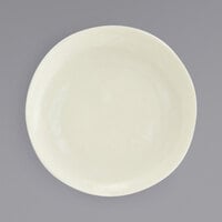 Front of the House DSP031BEP23 Kiln 8" Vanilla Bean Porcelain Plate - 12/Case