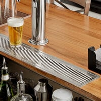 Regency 36 inch Stainless Steel Flush Mount Beer Drip Tray
