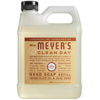 Mrs. Meyer's Clean Day 313536 33 oz. Oat Blossom Scented Hand Soap Refill - 6/Case