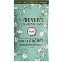 Mrs. Meyer's Clean Day 308116 Basil Deodorizing Scent Sachet - 18/Case