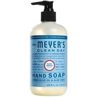 Mrs. Meyer's Clean Day 308451 12.5 oz. Rainwater Scented Hand Soap with Pump - 6/Case