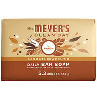 Mrs. Meyer's Clean Day 313538 5.3 oz. Oat Blossom Soap Bar - 12/Case
