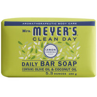 Mrs. Meyer's Clean Day 663367 5.3 oz. Lemon Verbena Soap Bar - 12/Case