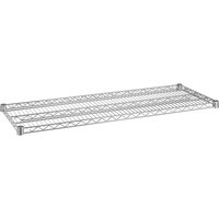 Salsbury Industries 9144CHR 48-Inch Wide by 24-Inch Deep Additional Shelf for Wire Shelving Chrome 