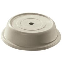 Cambro 86VS101 Versa Camcover 8 1/4 inch Antique Parchment Round Plate Cover - 12/Case