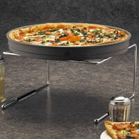 American Metalcraft 1900312 12 inch x 12 inch x 7 inch Chrome-Plated Universal Pizza Stand
