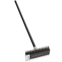 American Metalcraft 1423 31 inch 2-Sided Broiler Brush with Scraper