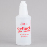 32 oz. Labeled Bottle for Noble Chemical Reflect Glass / Multi-Surface Spray Cleaner (IMP 5032WG)