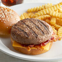 Warrington Farm Meats 8 oz. Frozen Burger Patty 85% Lean 15% Fat - 20/Case
