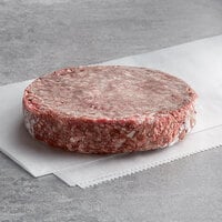 Warrington Farm Meats 8 oz. Frozen Ground Chuck, Short Rib, and Brisket Blend Burger Patty - 20/Case