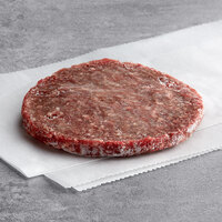 Warrington Farm Meats 4 oz. Frozen Burger Patty 85% Lean 15% Fat - 40/Case