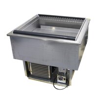 Delfield N8144-FAP Three Pan Drop In Forced Air Refrigerated Cold Food Well