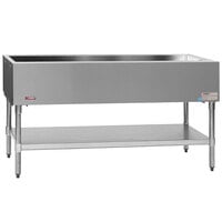 Eagle Group CP-4 63 1/2" Cold Food Table with Galvanized Undershelf and Open Base