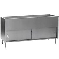 Eagle Group CP5CB 79 inch Ice-Cooled Cold Food Table with Enclosed Base and Sliding Doors