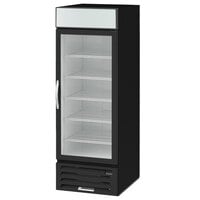 Beverage-Air MMF23HC-1-BB MarketMax 27 inch Black Glass Door Merchandising Freezer with Black Interior