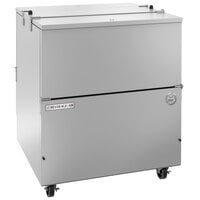 Beverage-Air ST34HC-S 34 inch Stainless Steel 2-Sided Cold Wall Milk Cooler