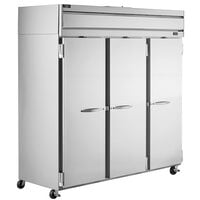 Beverage-Air HR3HC-1S Horizon Series 78" Top Mounted Solid Door Reach-In Refrigerator