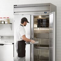 Beverage-Air HRPS2HC-1S Horizon Series 52 inch Solid Door All Stainless Steel Reach-In Refrigerator