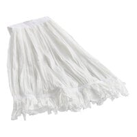 Rubbermaid® 2025507 #24 White Disposable Wet Mop Head with 5" Headband