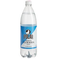 Polar 1 Liter Club Soda - 12/Case