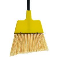 Continental E507012 12 inch Angled Broom with Yellow Flagged Bristles and 48 inch Handle