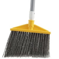 Rubbermaid FG638500GRAY Gray Angle Broom with 48 inch Aluminum Handle