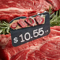 Butcher / Deli Meat Molded Number Price Tag (lb.) - 25/Pack