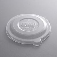 Eco-Products EP-BL6LID WorldView 6-8 oz. Compostable Plastic Coupe Bowl Lid - 600/Case