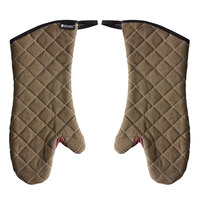 San Jamar 800FG17 17 inch Bestguard Oven Mitts with WebGuard Plus Protection