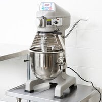 Globe SP20 20 Qt. Planetary Stand Mixer with Guard & Standard Accessories - 120V, 1/2 hp