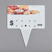 Bakery Molded Number Spear Price Tag (Dz.) - 25/Pack